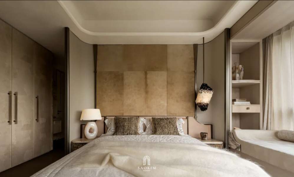 Thiết kế phòng ngủ master biệt thự phong cách Contemporary Organic Luxury - Sự giao hoà giữa thiên nhiên và thẩm mỹ đương đại
